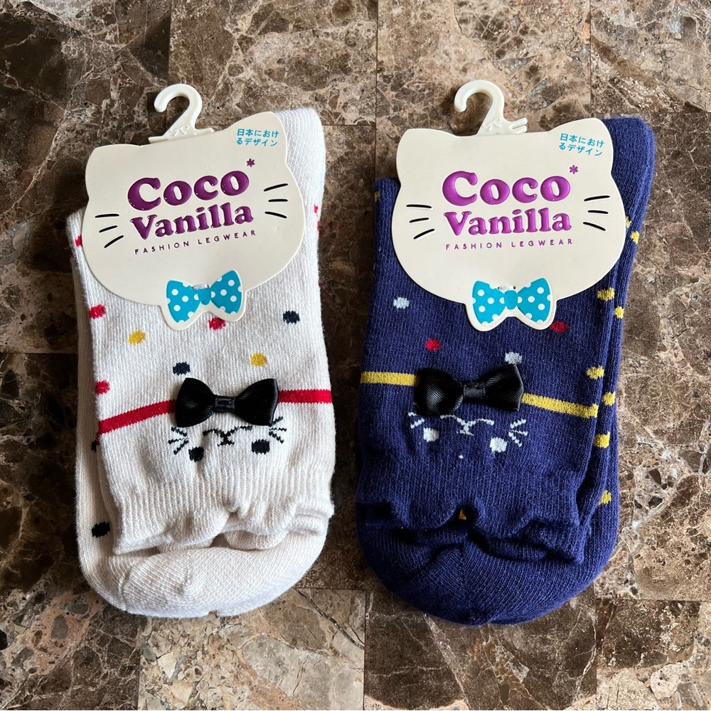 2 Pairs Women Ankle Socks Cute